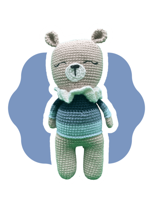 Doudou ours au crochet