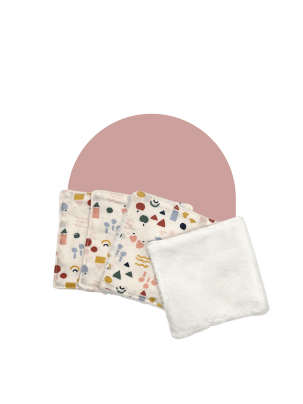 Lingettes lavables motif divers
