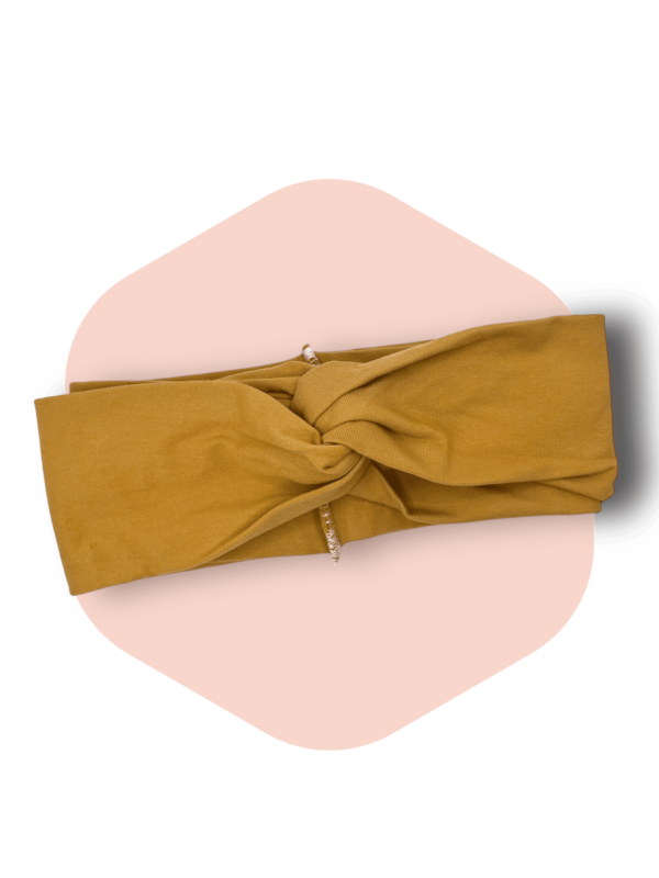 Bandeau adulte moutarde