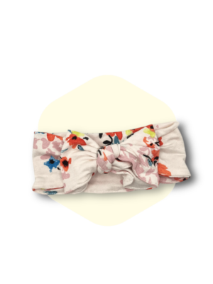 Bandeau bébé/enfant motif fleurs