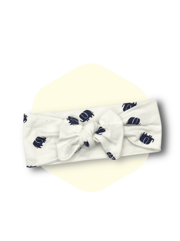 Bandeau bébé/enfant motif éléphant
