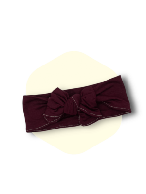 Bandeau bébé/enfant bordeaux