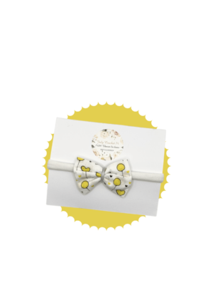 bandeau bébé motif jaunes