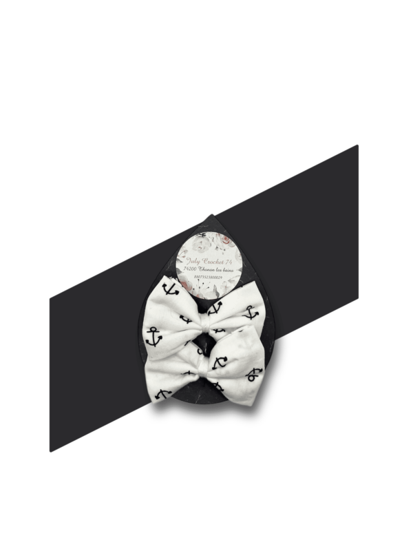 barrettes motif ancres