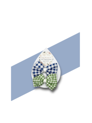 barrettes motif carreaux