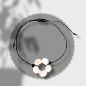 bracelet fleur blanc