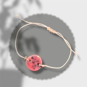 bracelet rond rose