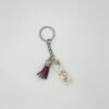 Porte clé lettre I transparent