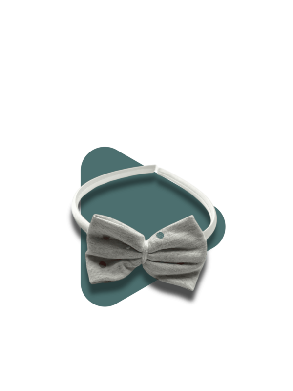 serre tête motif pois